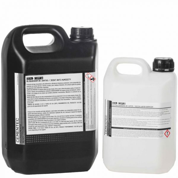 Microcement seal epoxy primer.