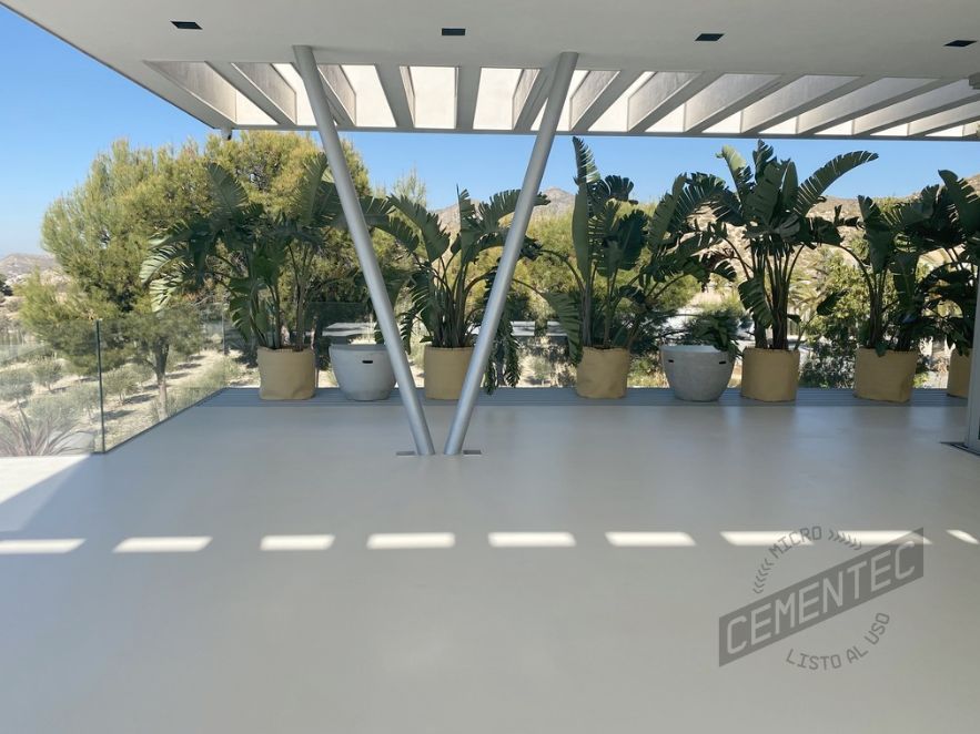 outdoor microcement floors