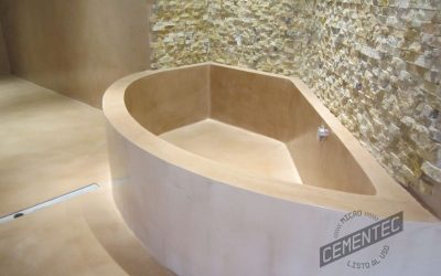 Bañera de obra con microcemento: La opción ideal para transformar tu baño en un espacio funcional y con estilo