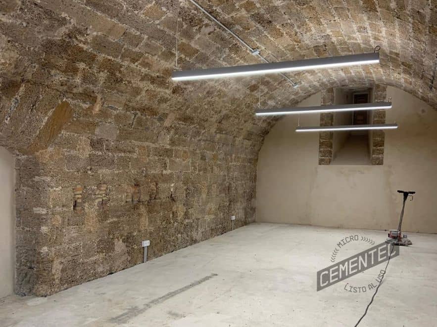 Preparation process in basement, lower part of premises or cellar.